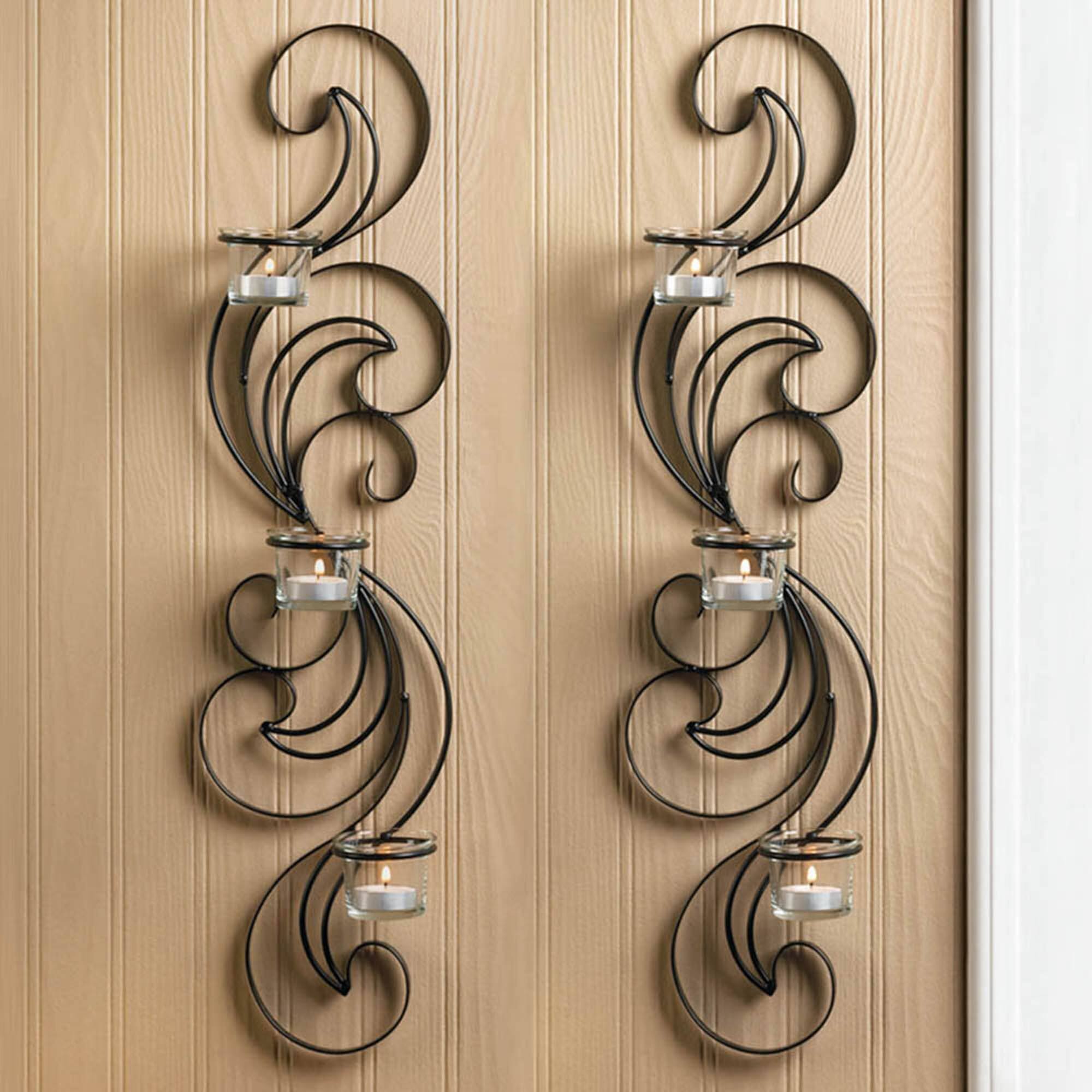 24.5'' Wisp Candle Wall Sconce, 2ct.